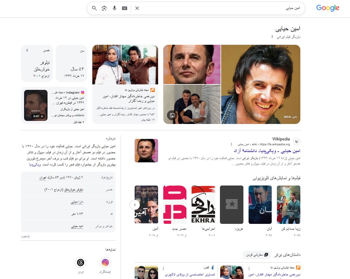 پنل دانش گوگل